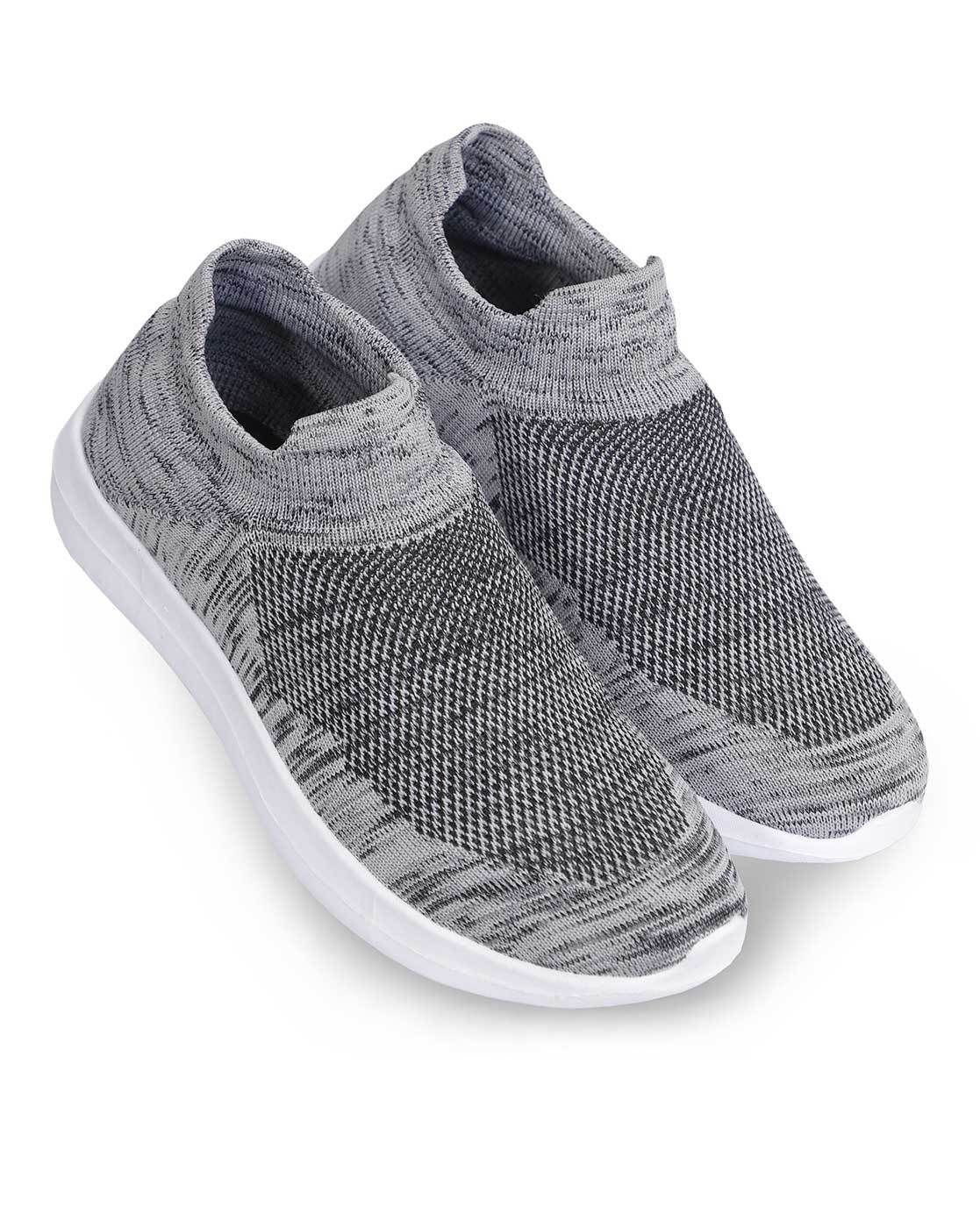 Buy Grey Sports Shoes for Men by SUKUN 