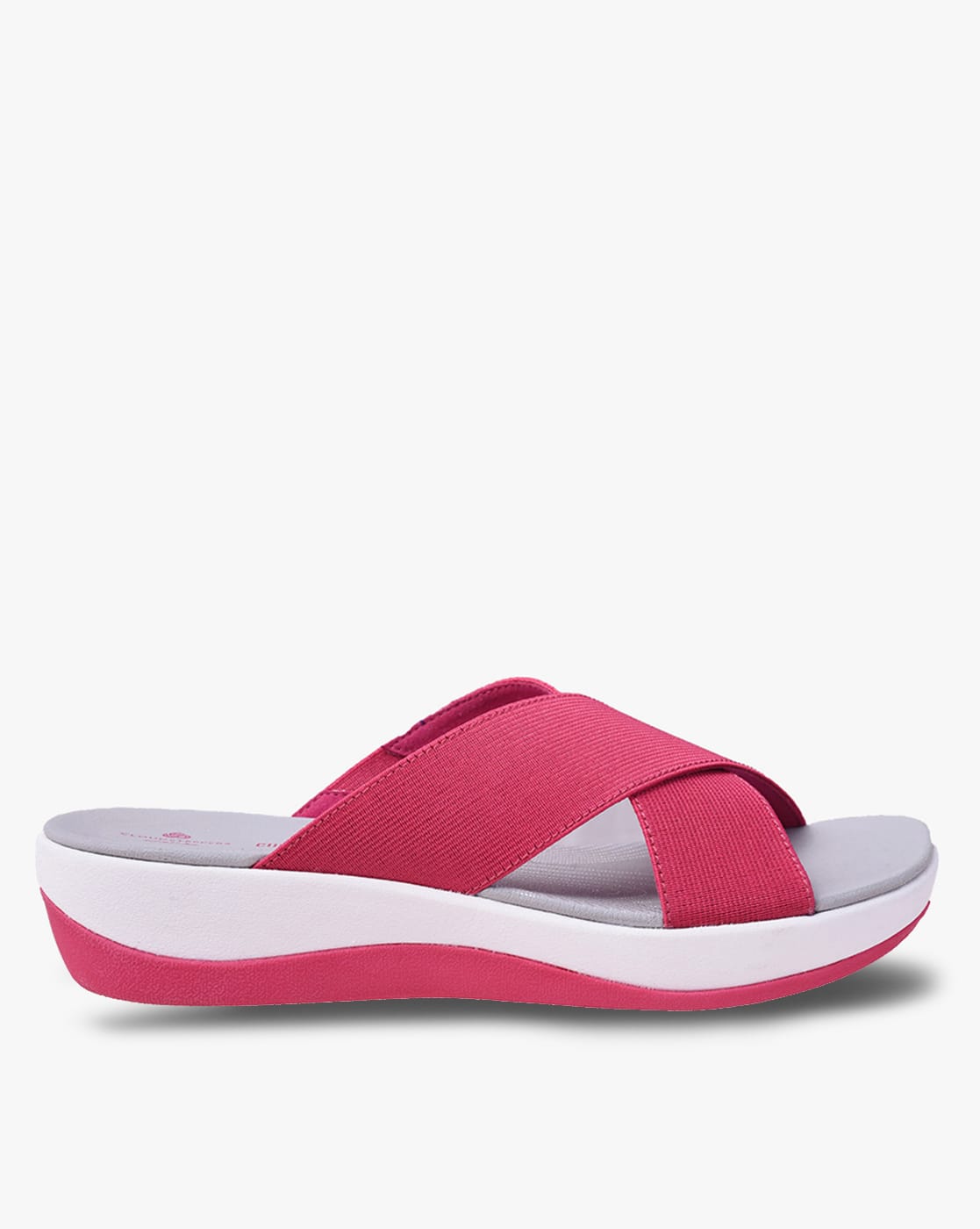 clarks flip flops womens pink