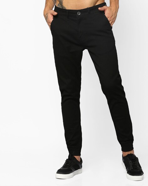 ajio black jeans