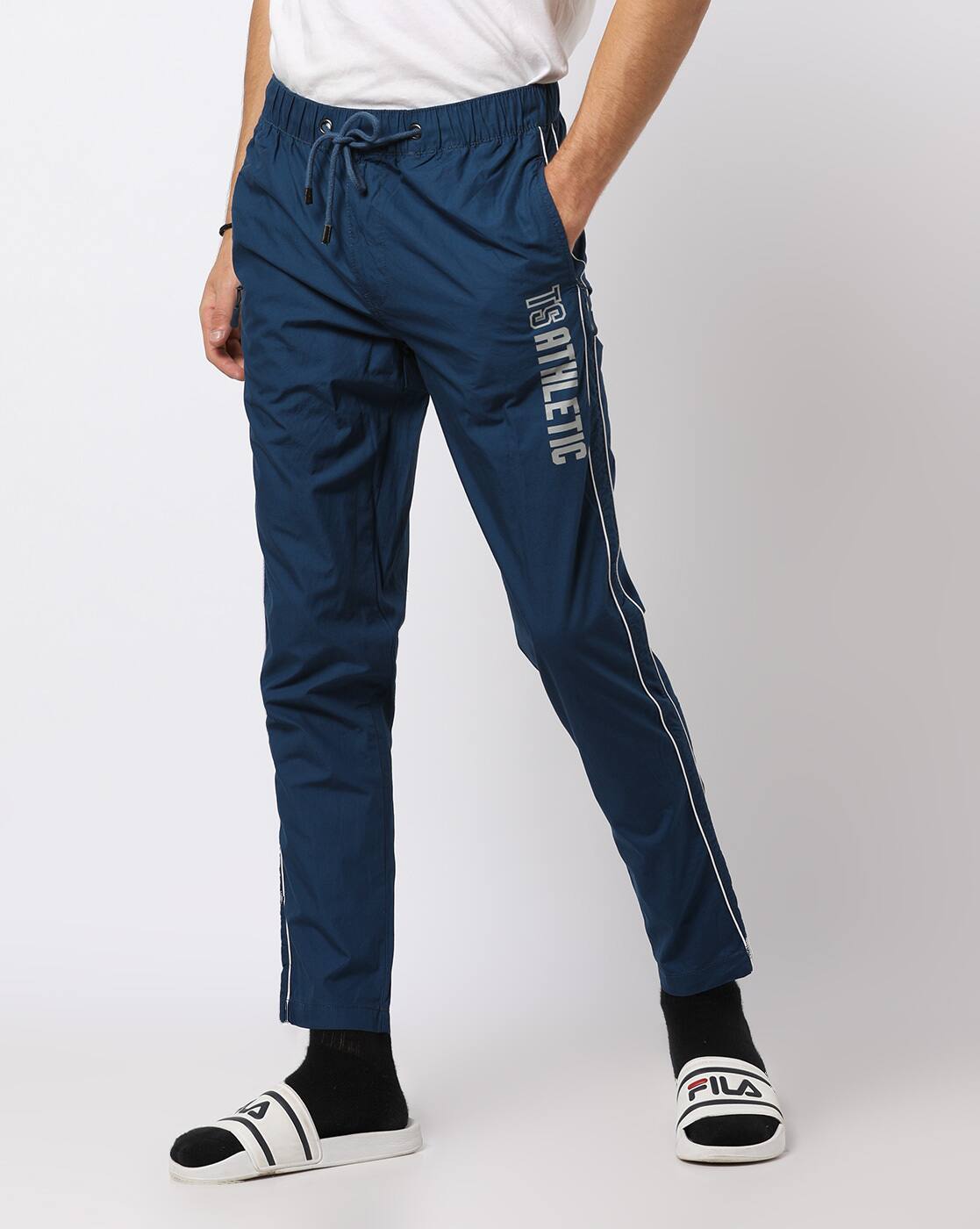 Buy Blue Track Pants for Men by 