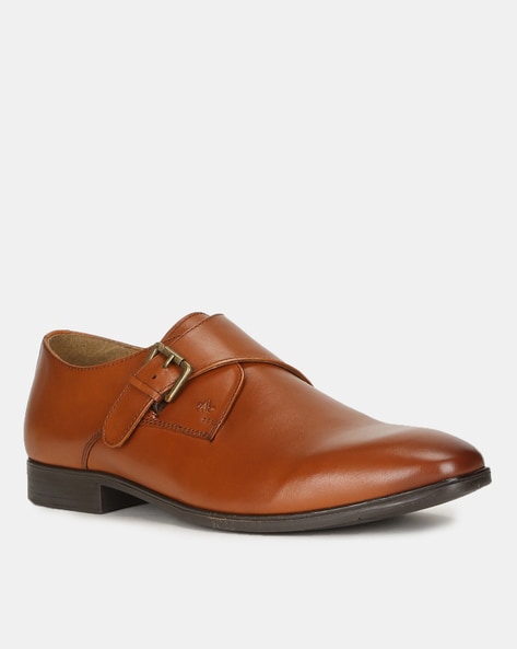 Arrow Leather Monk Shoes