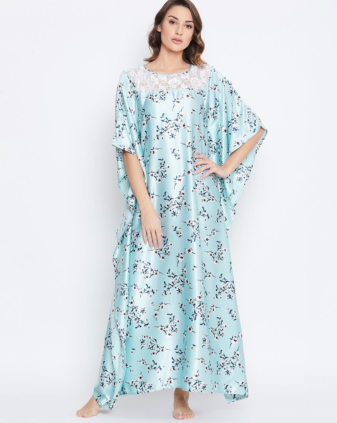 cotton kaftan night gown