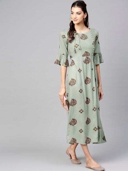 Buy Green Dresses & Gowns for Women by MAX Online | Ajio.com