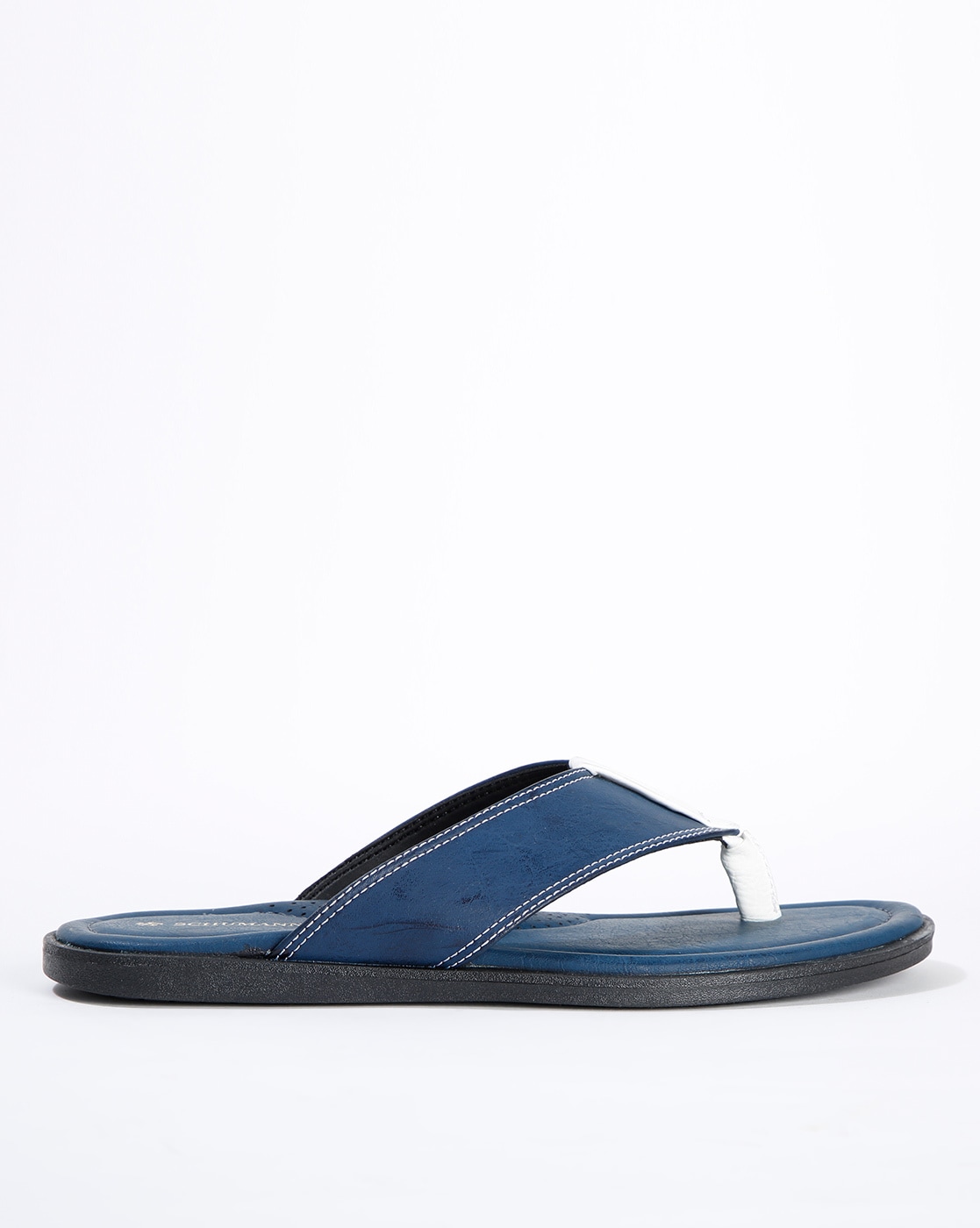 Buy Navy Blue Flip Flop Slippers for Men by SCHUMANN Online Ajio