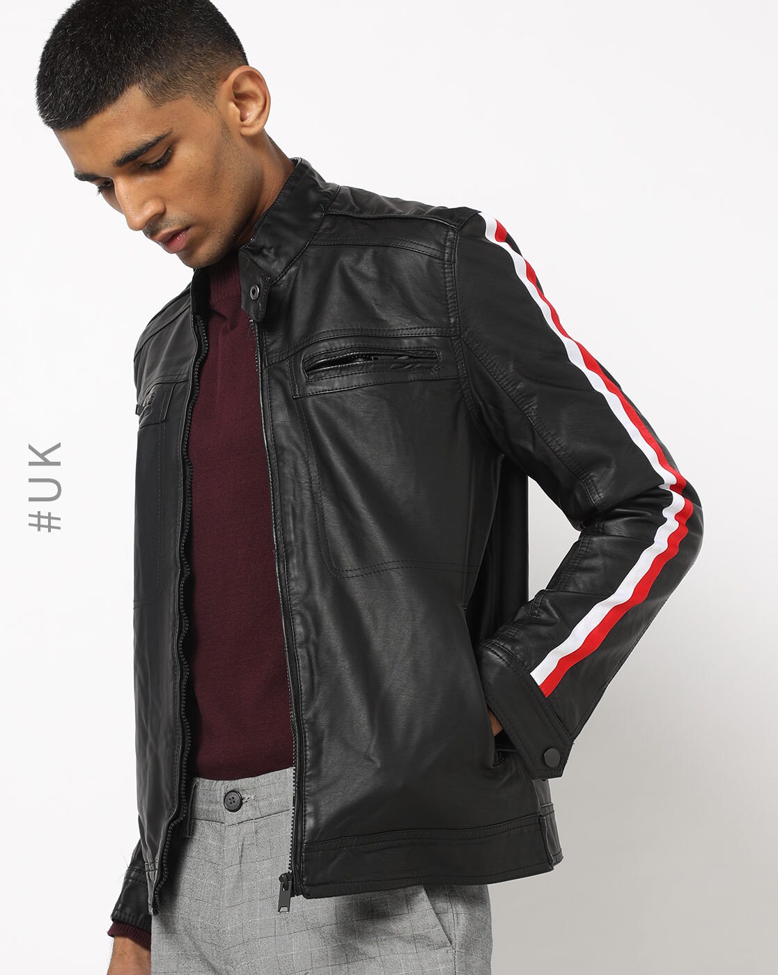 brave soul luxe leather jacket