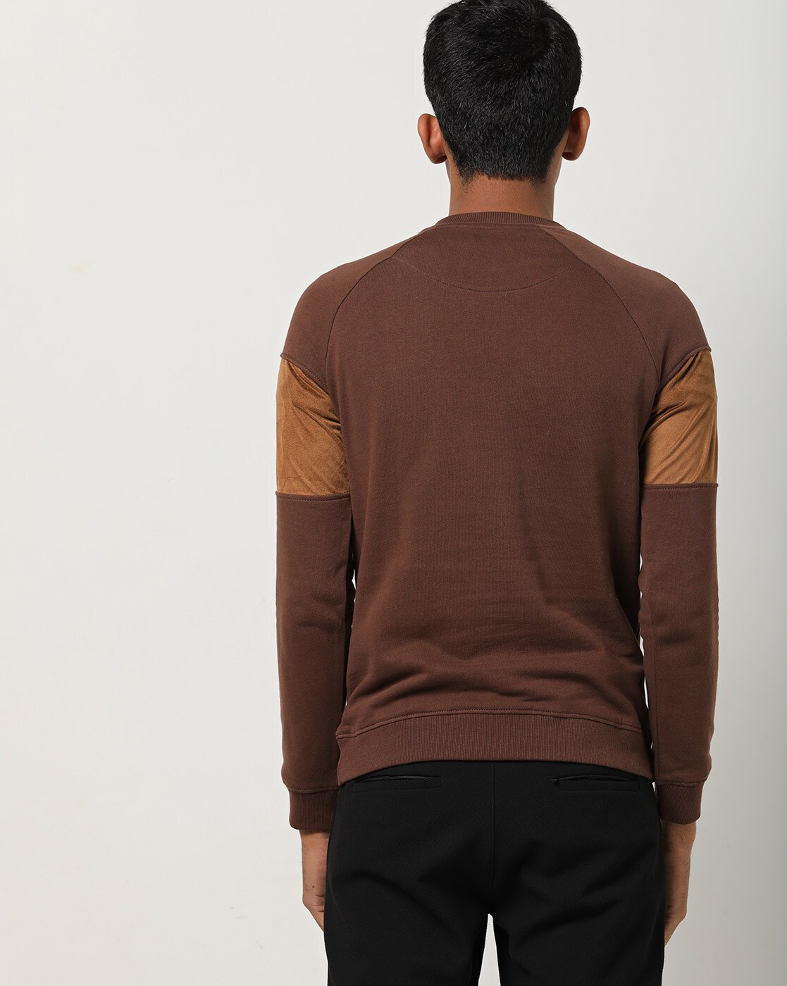 brown sweatshirt men