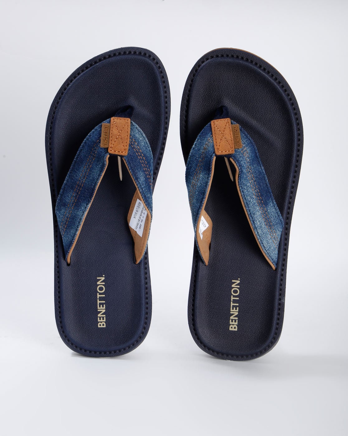 navy flip flop sandals