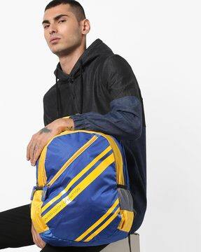 Textured Colourblock Backpack Image
