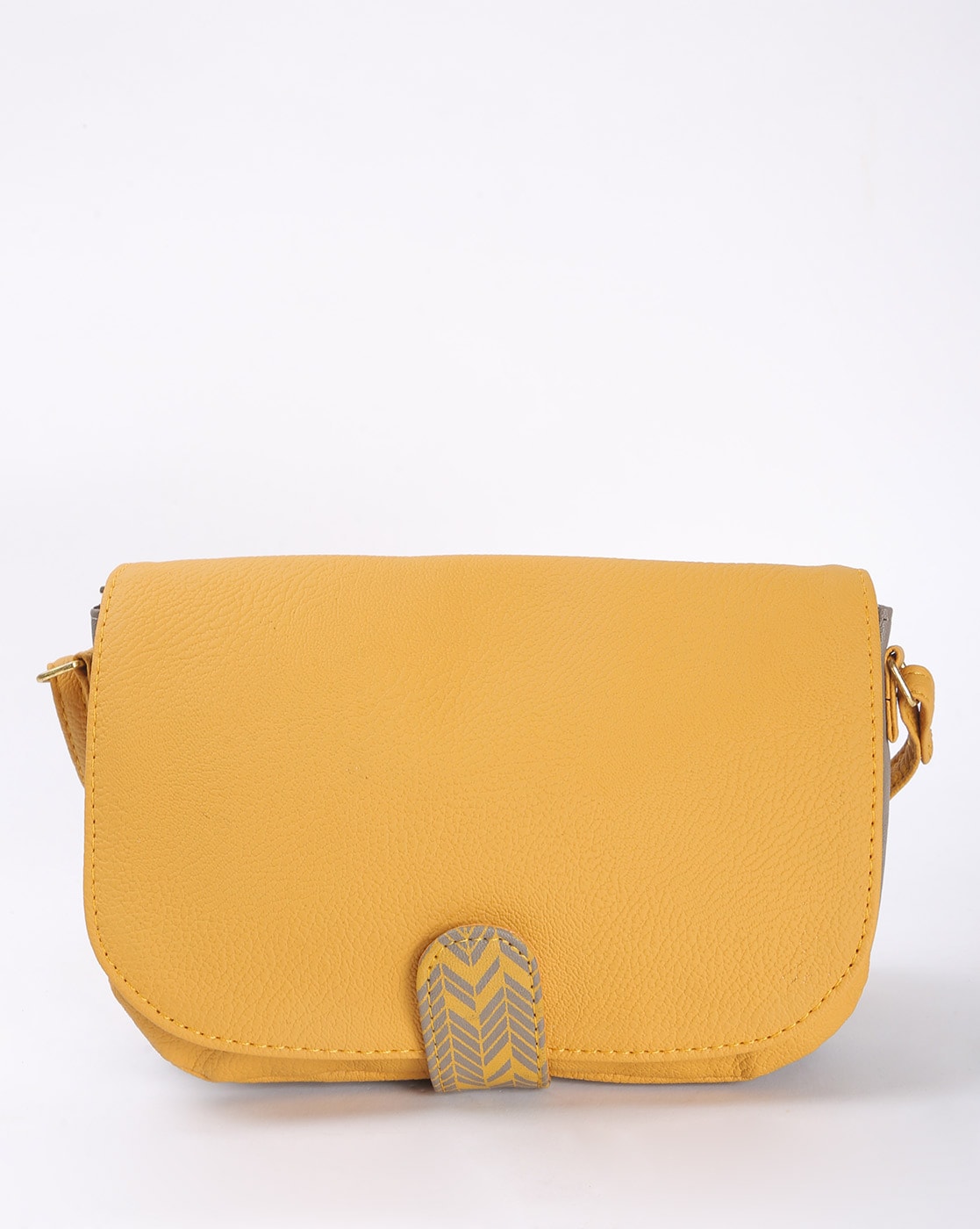 baggit yellow sling bag