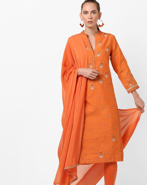 Buy Orange Churidars & Leggings for Women by BIBA Online