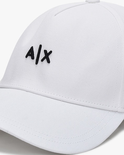 armani exchange white cap