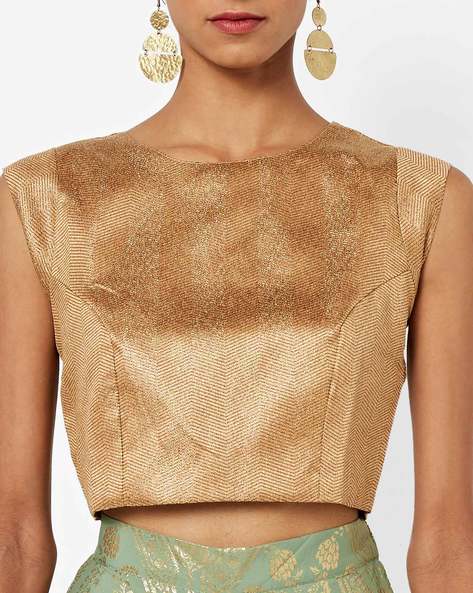 global desi golden crop top