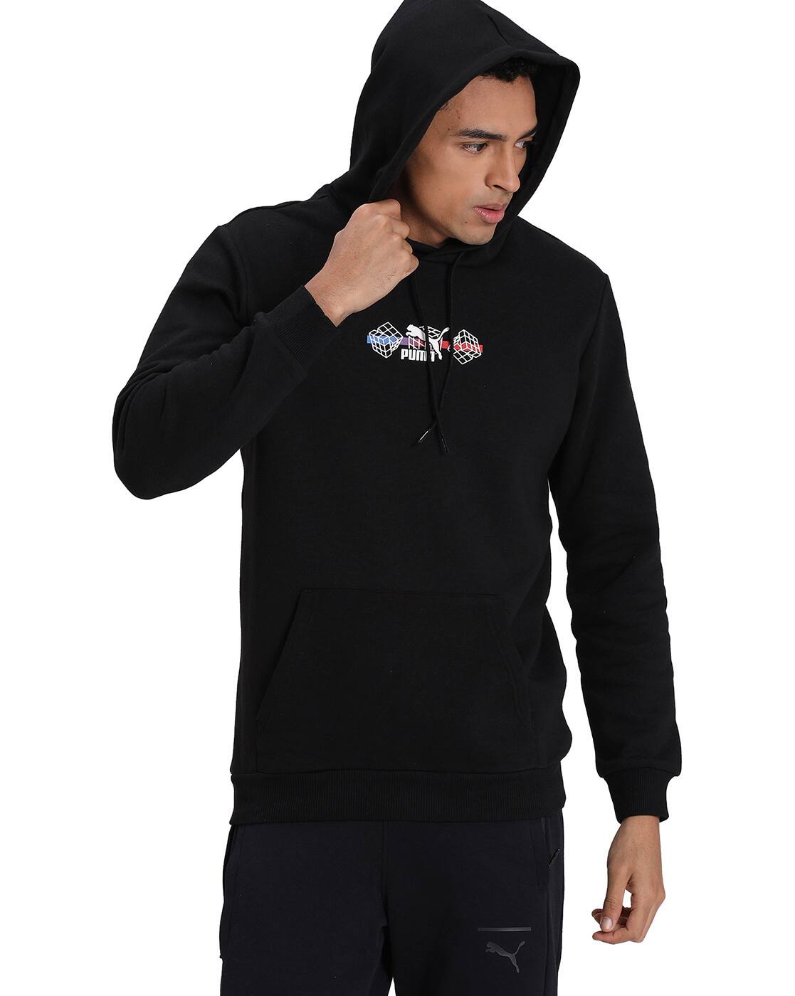 black puma sweatshirt