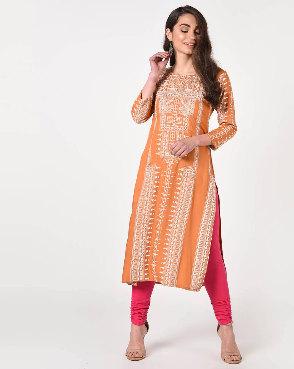 Ajio party wear kurtis Clearance