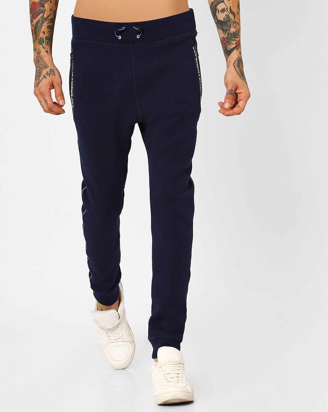 superdry mens gym tech slim joggers