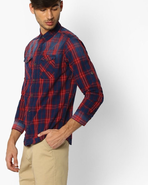 Buy Blue Shirts for Men by DNMX Online