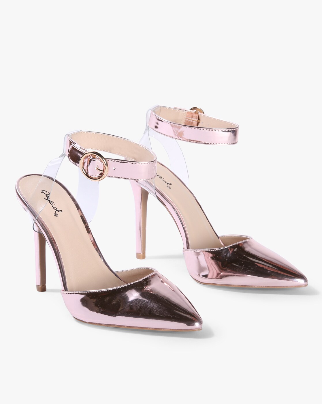 qupid pointed high heeled shoes