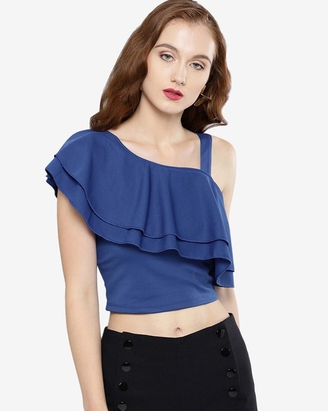 Buy Blue Tops for Women by VENI VIDI VICI Online