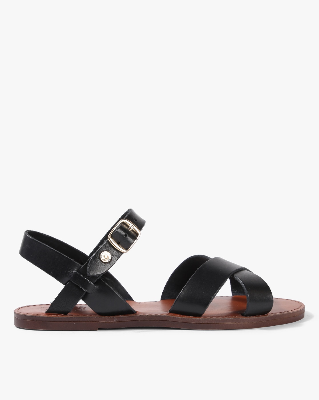 Steve Madden Mona Sandal Black Leather