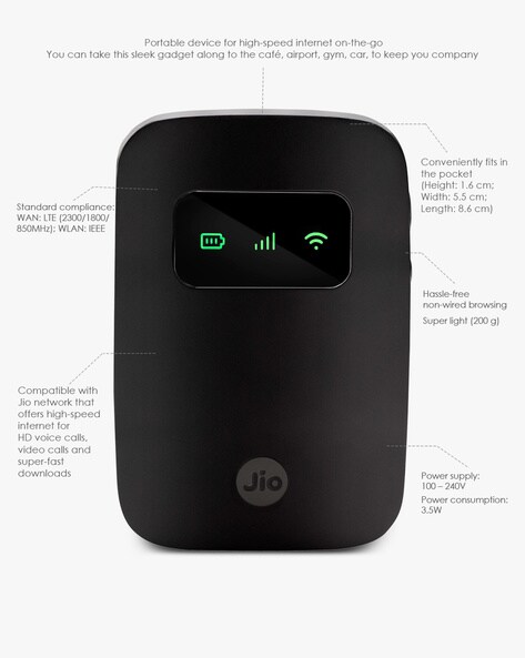 Buy Black Connectivity For Tech By Jio Online Ajio Com