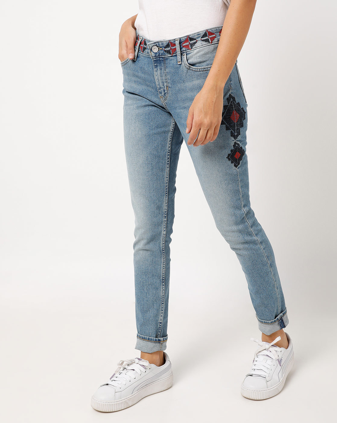 levi's embroidered jeans