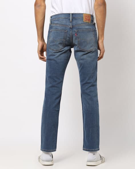 65504 Skinny Fit Washed Jeans (Image - 1)