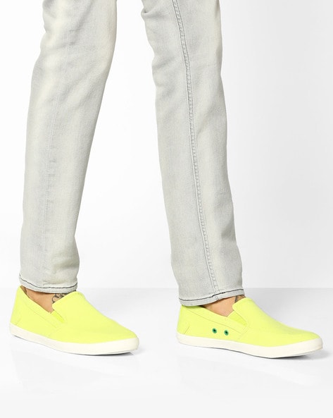 Buy Lime Green Casual Shoes for Men by 