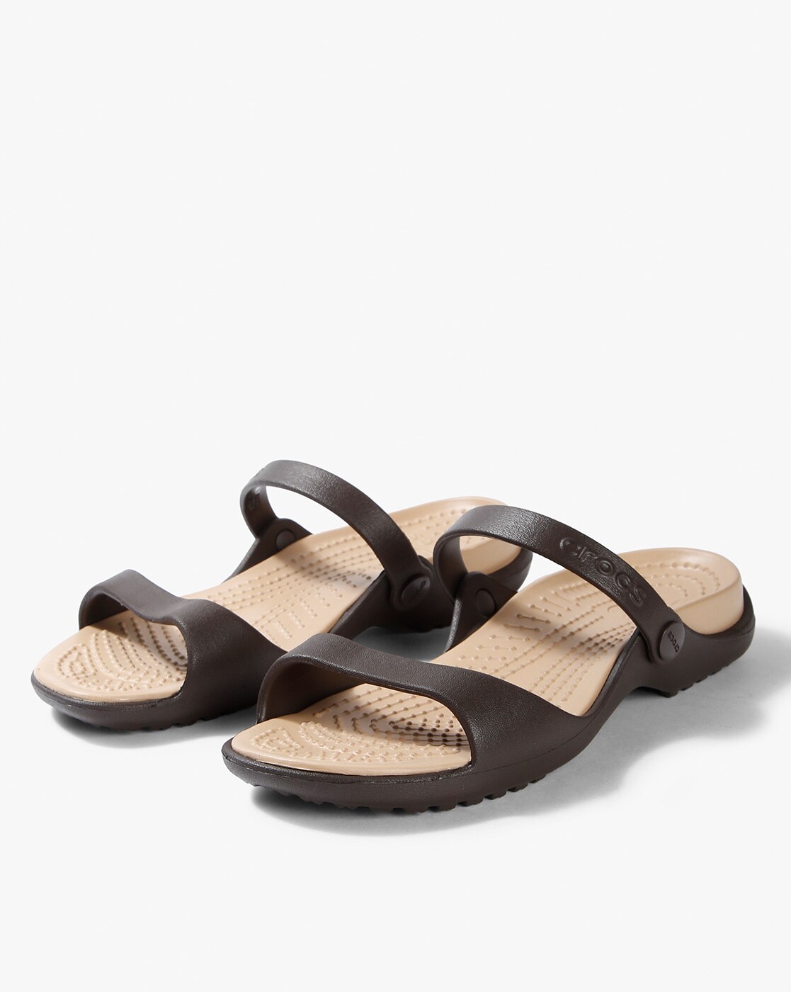 crocs brown sandals