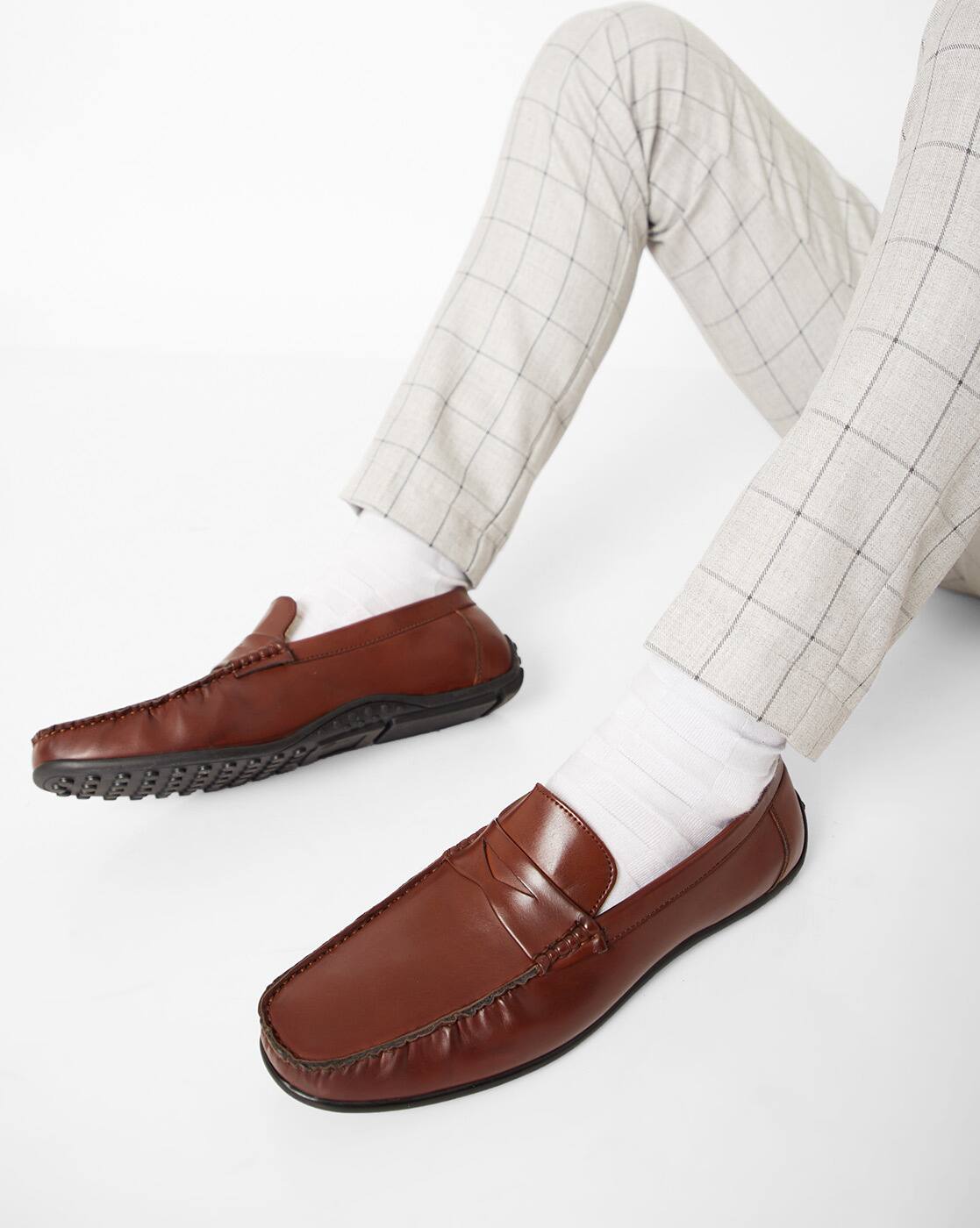 casual penny loafers
