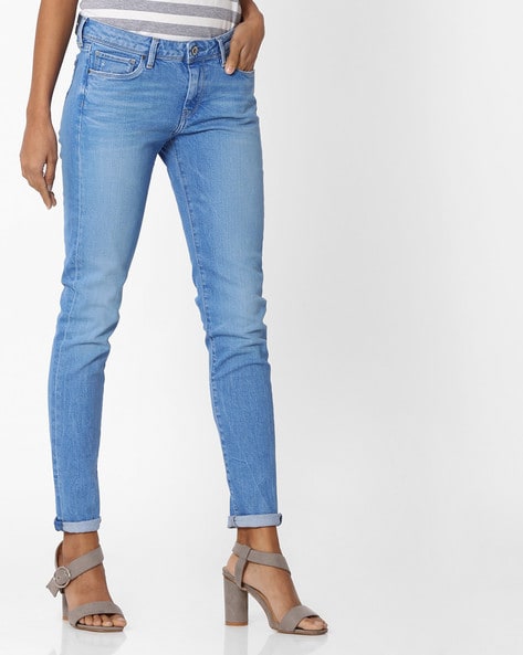 Pepe Jeans Light-Wash Skinny Fit Jeans