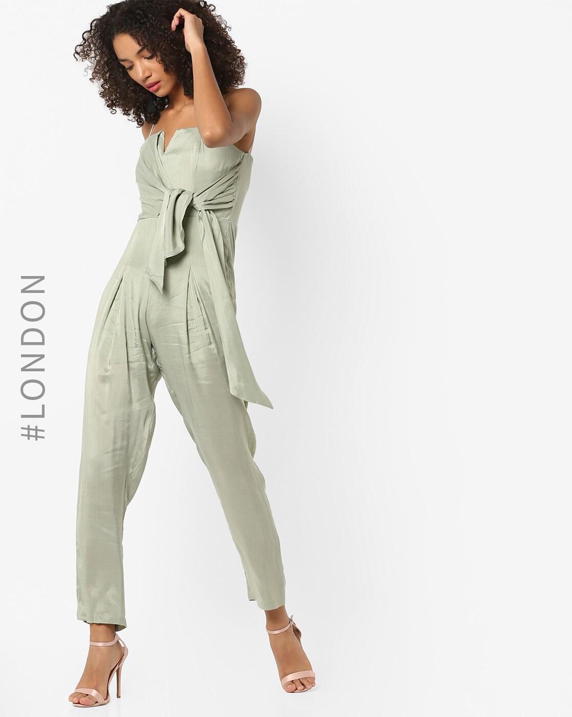 tie up front jumpsuit