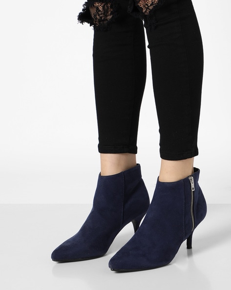 ankle length boots with heels