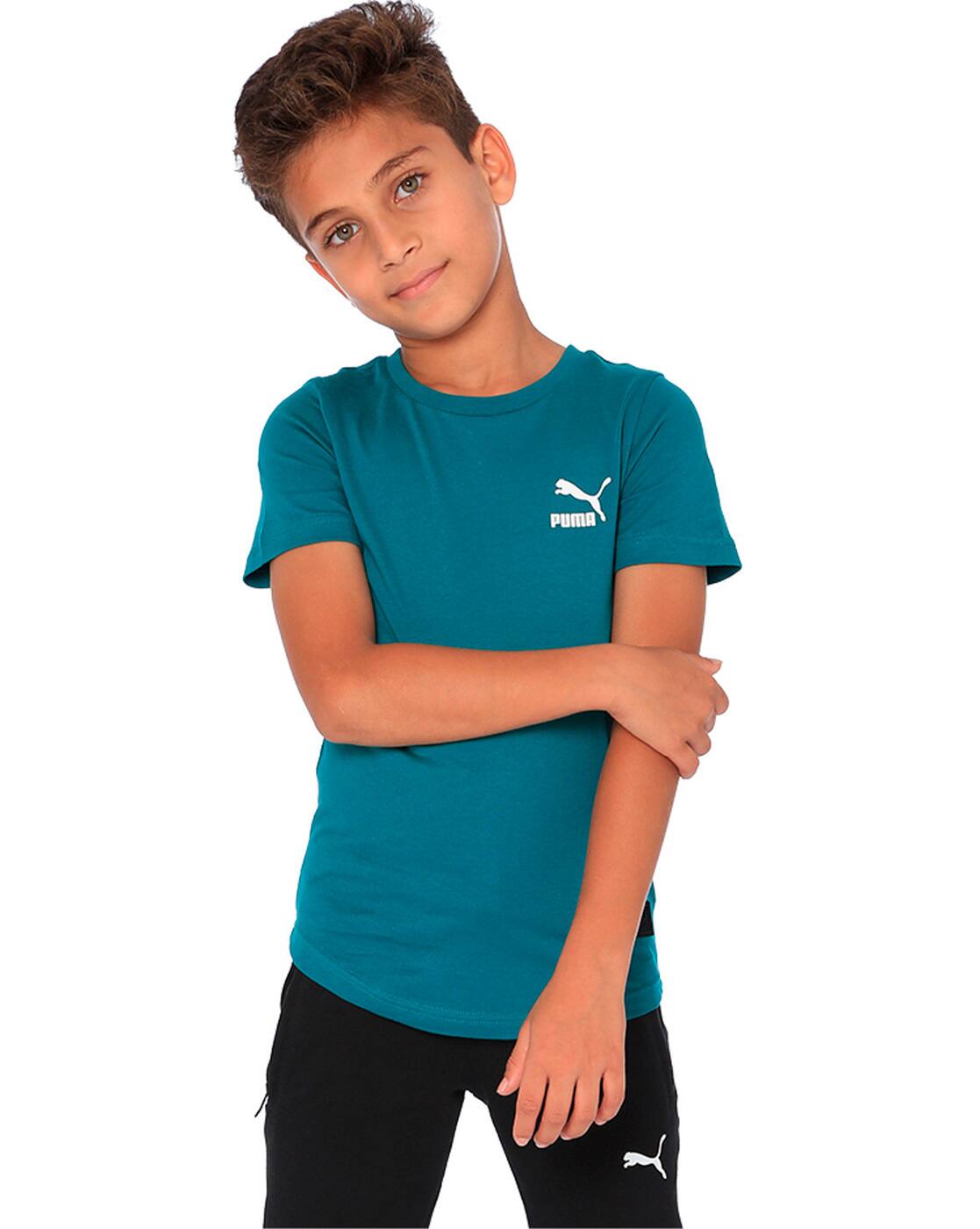 teal puma shirt
