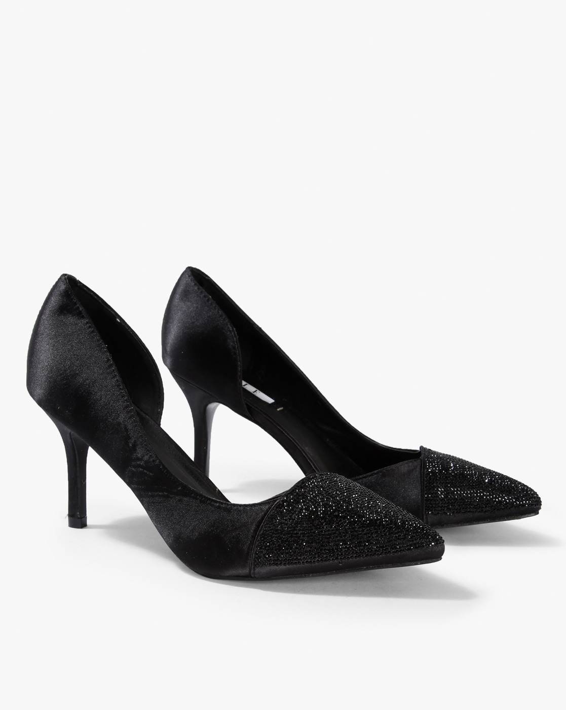 Buy Black Heeled Shoes for Women by Fyre Rose Online | Ajio.com