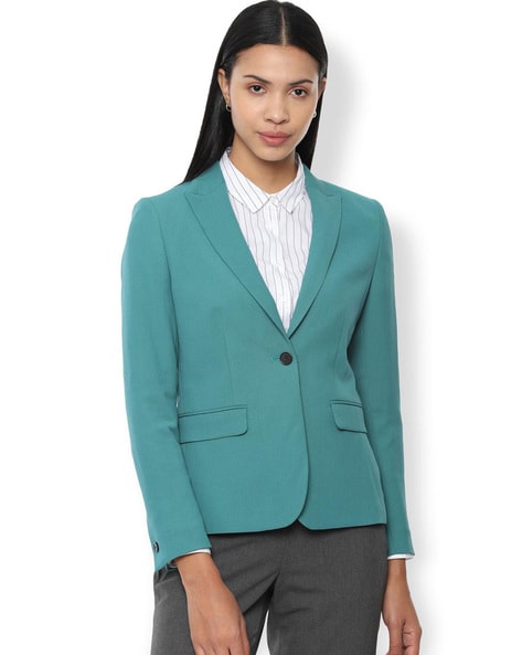 Van heusen deals green blazer