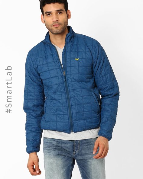 Buy WILDCRAFT Mens Hooded Neck Solid Jacket | Shoppers Stop