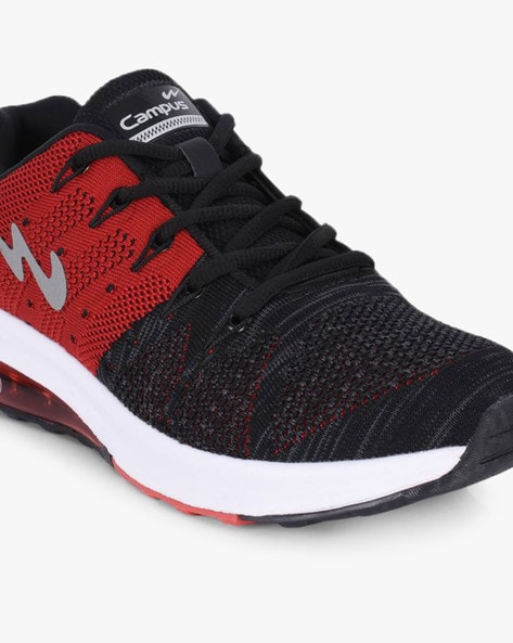 campus red running shoes