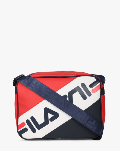 Buy Red Navy Blue Travel Bags for Men by FILA Online Ajio