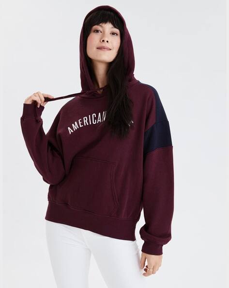 burgundy sweatshirt