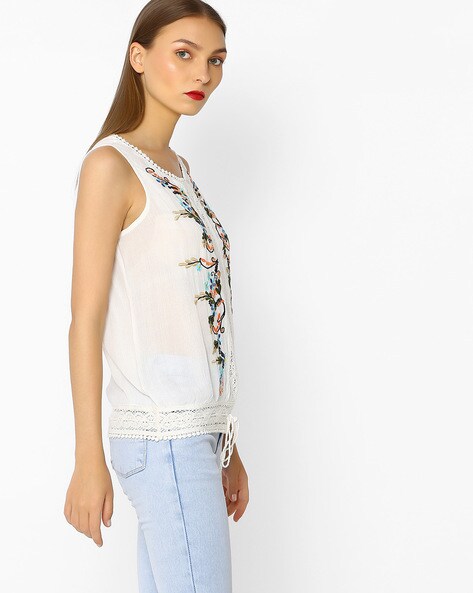 Buy White Tops for Women by RIO Online