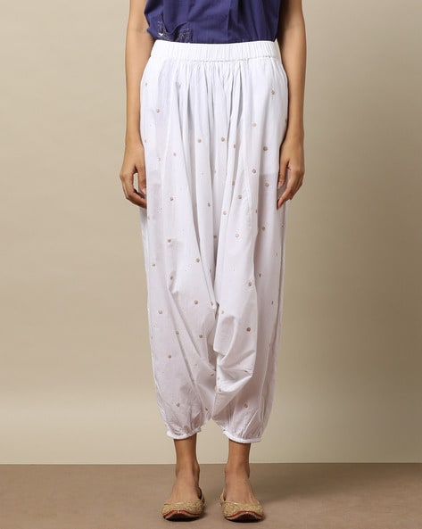 Signature Cotton Chinese Style Harem Pants Summer Pants – IDREAMMART