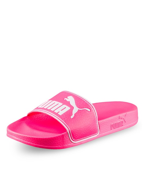 pink puma slippers