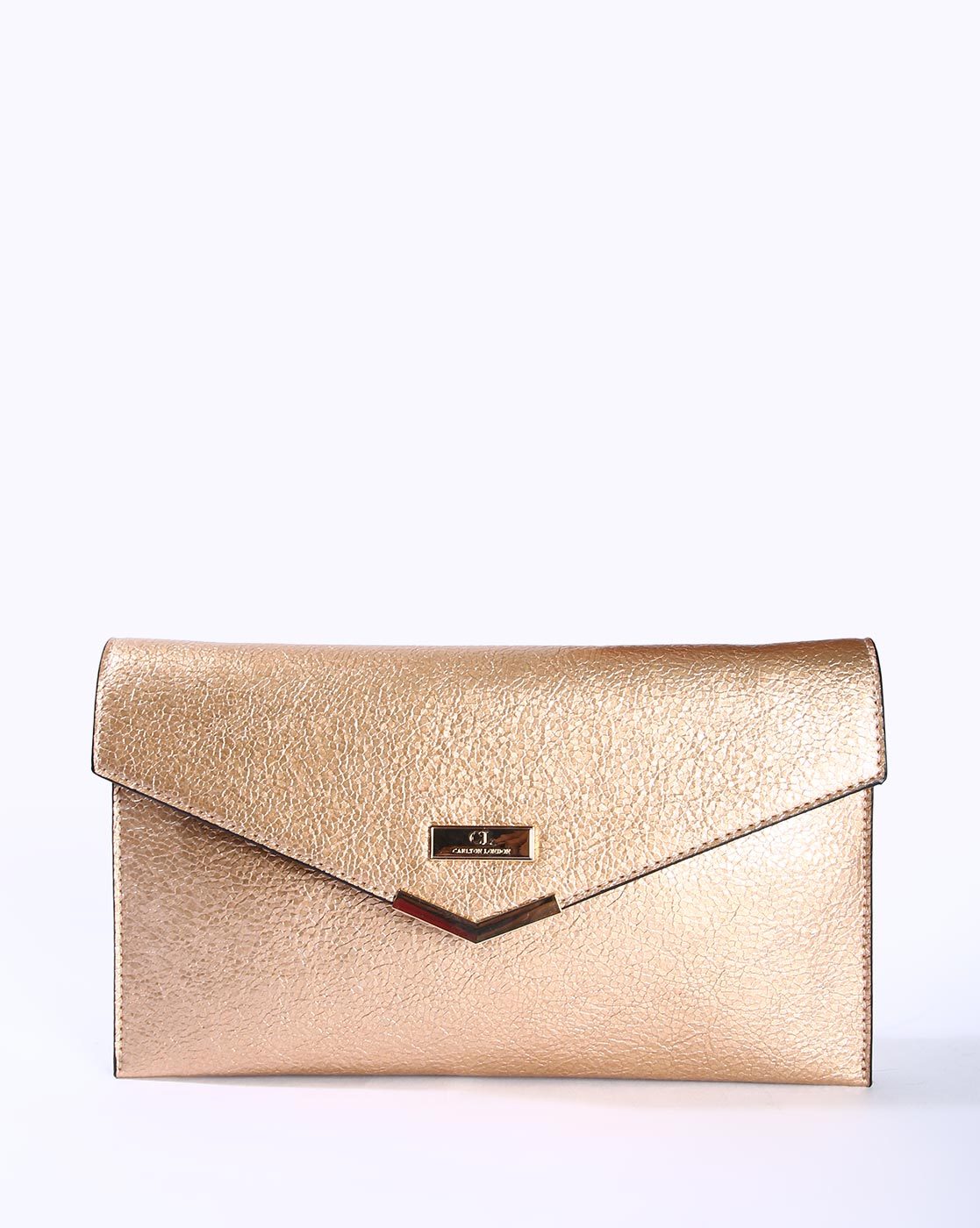 gold envelope clutch