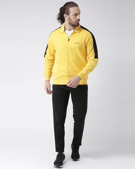 yellow tracksuit for men