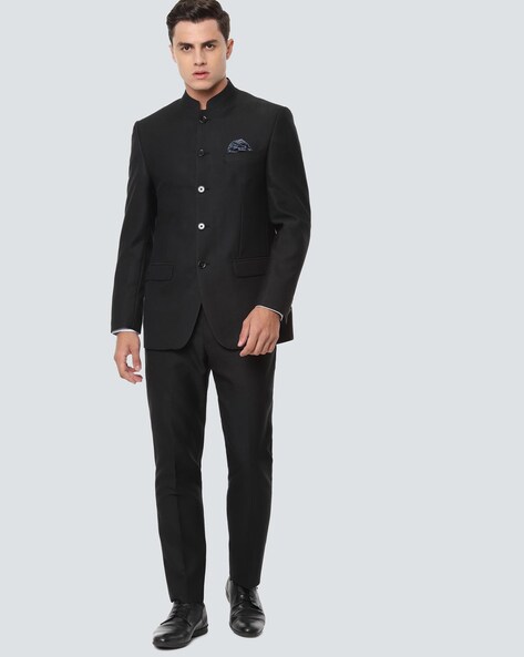 Buy Men Green Regular Fit Solid Wedding Blazer Online - 221395 | Louis  Philippe