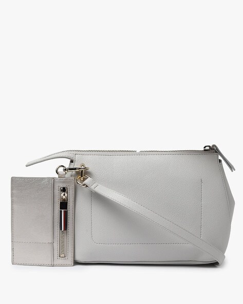 tommy hilfiger silver bag