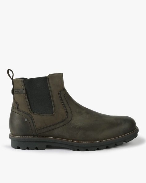 woodland green boots