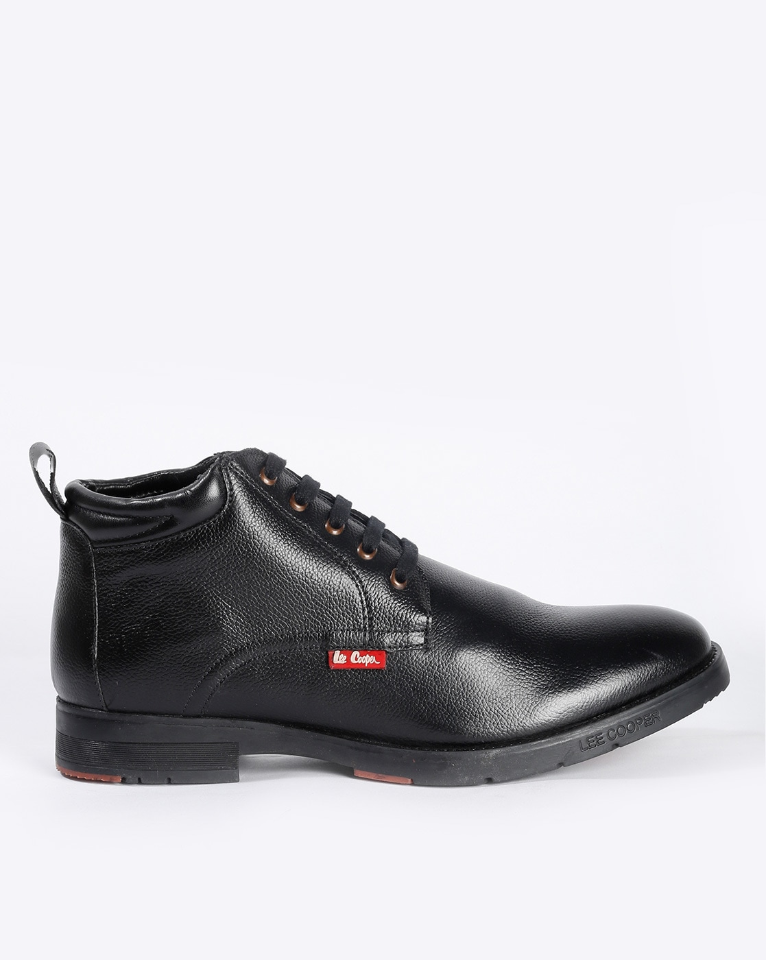 lee cooper high ankle leather shoes