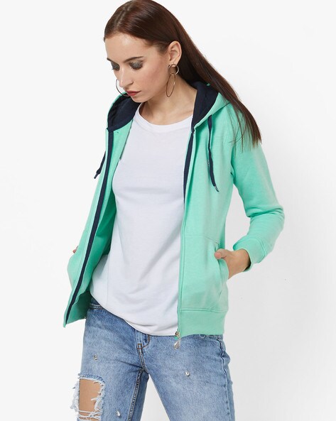 light green hoodie women's