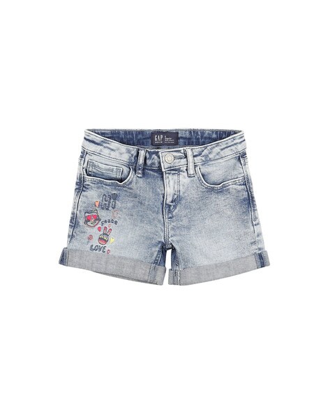 gap girls denim shorts